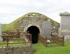 burial aisle 20m SSE of Tingwall Parish Church