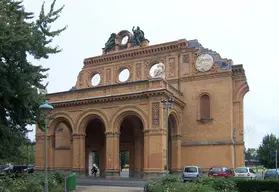 Portico of the destroyed Anhalter Station