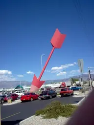 Giant Red Arrow