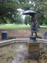 Umbrella Girl Statue