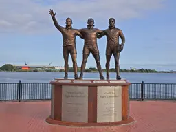 Statue of Billy Boston, Clive Sullivan and Gus Risman