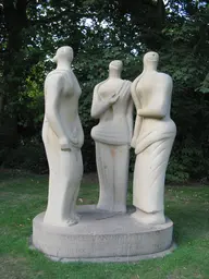 Three Standing Figures