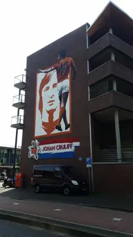 Muurschildering Johan Cruijff