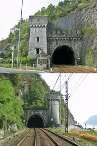 Entrée du Tunnel de Brison