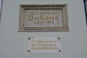 Beethoven wohnte hier 1823