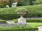 Western vase on lower terrace, garden before south front of Tatton Hall