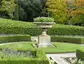 Eastern vase on lower terrace garden before south front of Tatton Hall
