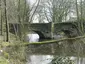 Bridge over moat at Hulme Hall