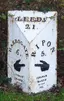Milepost at SE 3032 6339 Milepost at SE 3032 6339