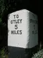 Milestone Set On Top Of Wall Approximately 10 Metres North East Of Hollings Hill Garage