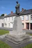 War Memorial and chain-link surround