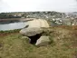 Round cairn with funerary chamber on Buzza Hill, 45m west of the Buzza Tower, St Mary's Round cairn with funerary chamber on Buzza Hill, 45m west of the Buzza Tower, St Mary's