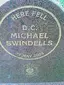 D.C. Michael Swindells memorial