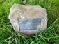 Wabrig radioactive waste disposal site commemorative stone