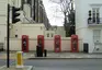 Four K6 Telephone Kiosks