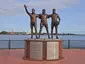 Statue of Billy Boston, Clive Sullivan and Gus Risman