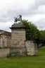 Pier at south west corner of forecourt garden