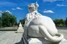 Two sphinxes on Schönbrunner Schlossbrücke