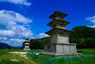 Three-story stone pagoda in Gameunsaji