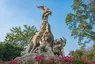 Five-Ram statue