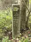 Signpost stone Schönbach