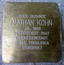 Stolperstein für Nathan Kohn