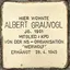 Stolperstein für Albert Grauvogl