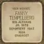 Fanny Tempelberg, geb.Altmann