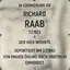 Stein der Erinnerung für Richard Raab