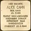 Alice Cahn geb. Gans