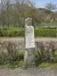 Signpost stone Papstdorf (Gohrisch)