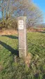 Signpost stone Langenwolmsdorf