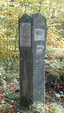 Signpost stone Hohnstein