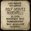 Rolf Moritz Rosenfeld Rolf Moritz Rosenfeld