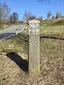 Signpost stone Hohnstein