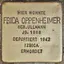 Stolperstein dedicato a Frida Oppenheimer