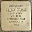 Stolperstein dedicato a Flora Frank