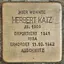 Stolperstein dedicato a Herbert Katz