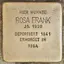 Stolperstein dedicato a Rosa Frank