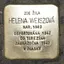 Stolperstein dedicated to Helena Weiszová