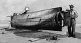 Model of the Civil War Submarine, H.L. Hunley