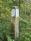 Signpost stone Kleinhennersdorf (Gohrisch)