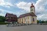 Catholic church St. Lucia with rectory