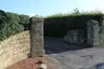 Gatepiers Quadrant Wall And Mounting Block To North Of Gloster Hill Farmhouse
