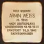 Stolperstein dedicated to Armin Weiss