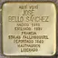 Stolperstein dedicated to José Bello Sánchez