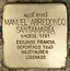 Stolperstein dedicated to Manuel Arredondo Santamaría