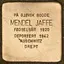 Stolperstein dedicated to Mendel Jaffe
