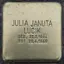 Stolperstein für Julia Januta Lucik