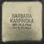 Stolperstein für Barbara Karpinska